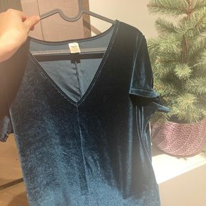 Smash + Tess Sunday Velvet Romper M in Emerald